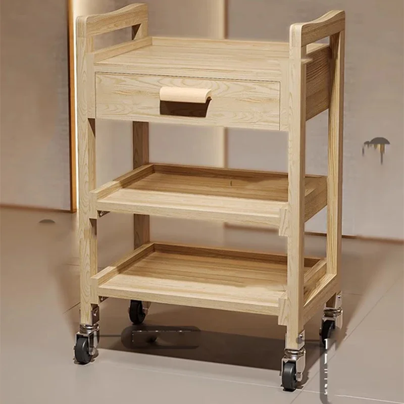 عربة لجماليات تصفيف الشعر تحميل عربة مساعدة صالون تجميل عربات التجميل المهنية الأثاث Carrelli #1