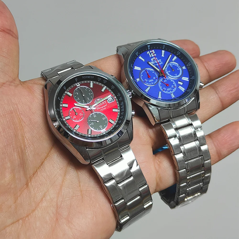 

Quartz Hot Super Cool Orient Original Brand Watches For Mens Multifunctional Chronograph Auto Date Wristwatch AAA Male Clocks
