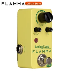 FLAMMA FC21 Guitar Effects Compress Pedal with Smooth Attack and Decay True Bypass Circuit