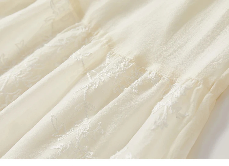 SENTUBILA Damen Sommerkleid 2026 Elegantes Damen-Sommerkleid mit Stickerei Ärmellos Urlaubskleid Langes Kleid für Frauen 151L58207 – Detail 30
