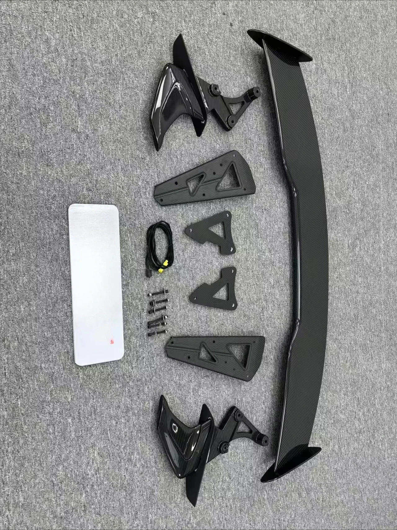 Excellent Quality Carbon Fiber Single Deck Wing Rear Spoiler for 570S/GT Models Fits Rear Bumper