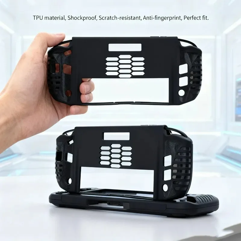 For Legion Go 2 2025 Soft TPU Cover Case with Cooling Vents Anti-Scratch Anti-shock Protector for Legion Go 2 Handhled Console - Image 2