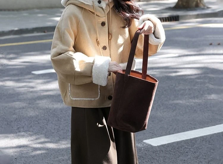 2025 Women's New Style Fashionable Retro Hoodie Coat