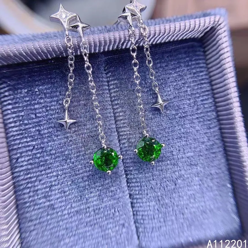 

Серьги-гвоздики женские из серебра 925 пробы с натуральным драгоценным камнем