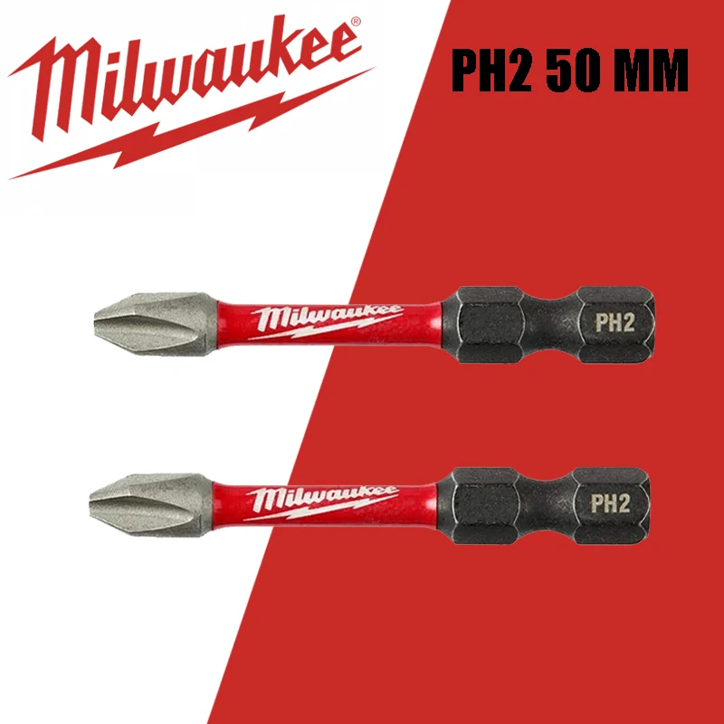 Chave de Fenda Elétrica para Carpintaria Brocas Chave de Fenda Cruzada Bit de Impacto Fixo Acessório Elétrico Milwaukee Ph2 50 mm