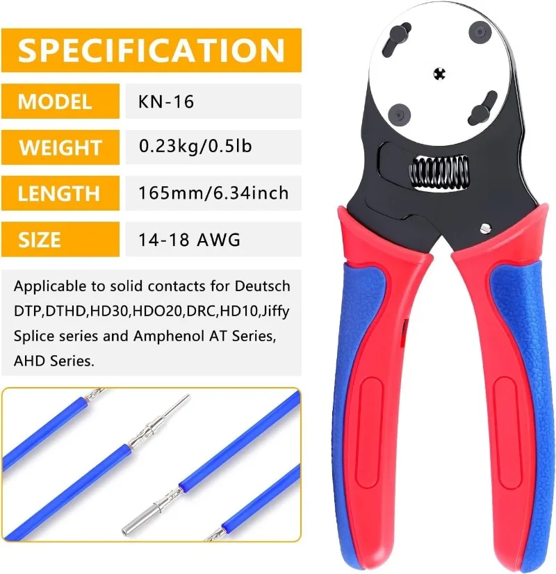 540 個 Deutsch DT コネクタキット KN16 Deutsch クリンパー付き - 自動車用電気コネクタ、2/3/4/6/8/12 ピン DT コネクト