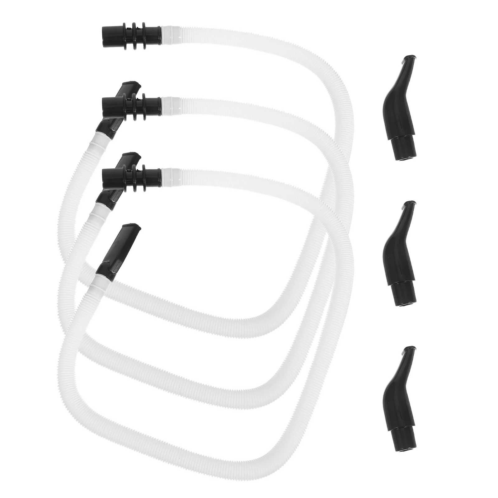 

3 Set Mouth Organ Accessories Melodica Instrument Parts Hose Flexible Pianica Tube Replacement Accessory Long Plastic
