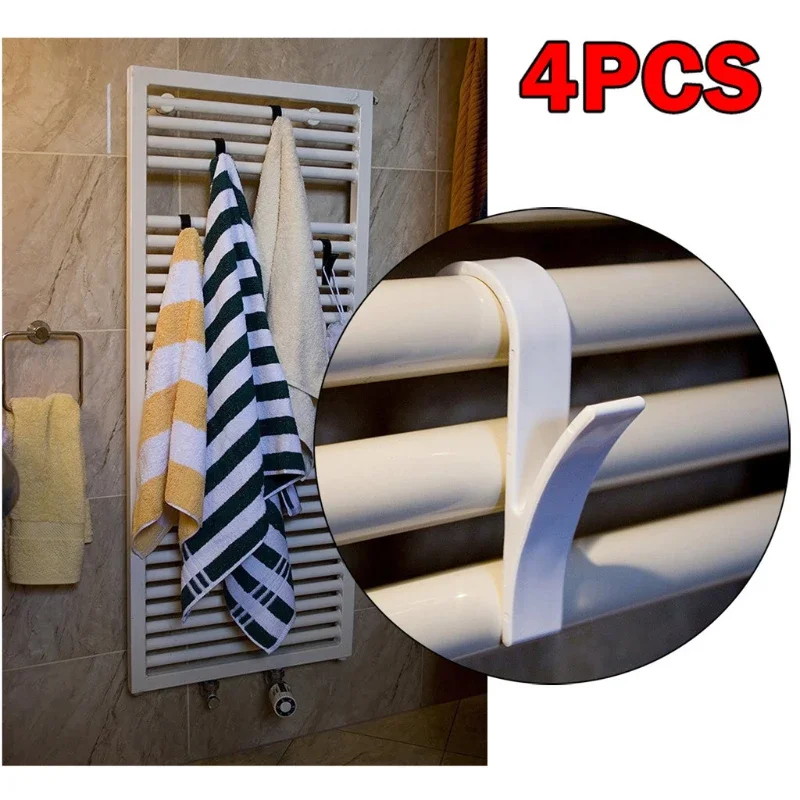 

4pcs/Radiator hook, cross-border plastic hook, towel rack, wardrobe hook PS bathroom towel hook