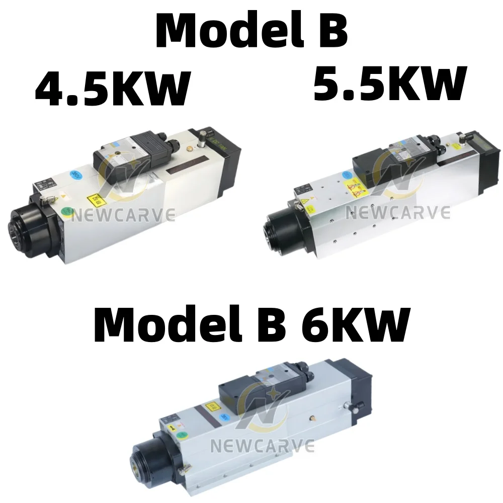 CNCルータースピンドルモーター,フライス盤,空冷,自動工具交換,4.5kw,5.5kw,6kw,7.5kw,atc,iso30,220v,380v