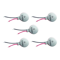 5Pcs Micro DC Brushless Vibration Motor 8mm*2.55mm DC 3V Flat Vibrating Moteur Button Motors For Phone Button Coin