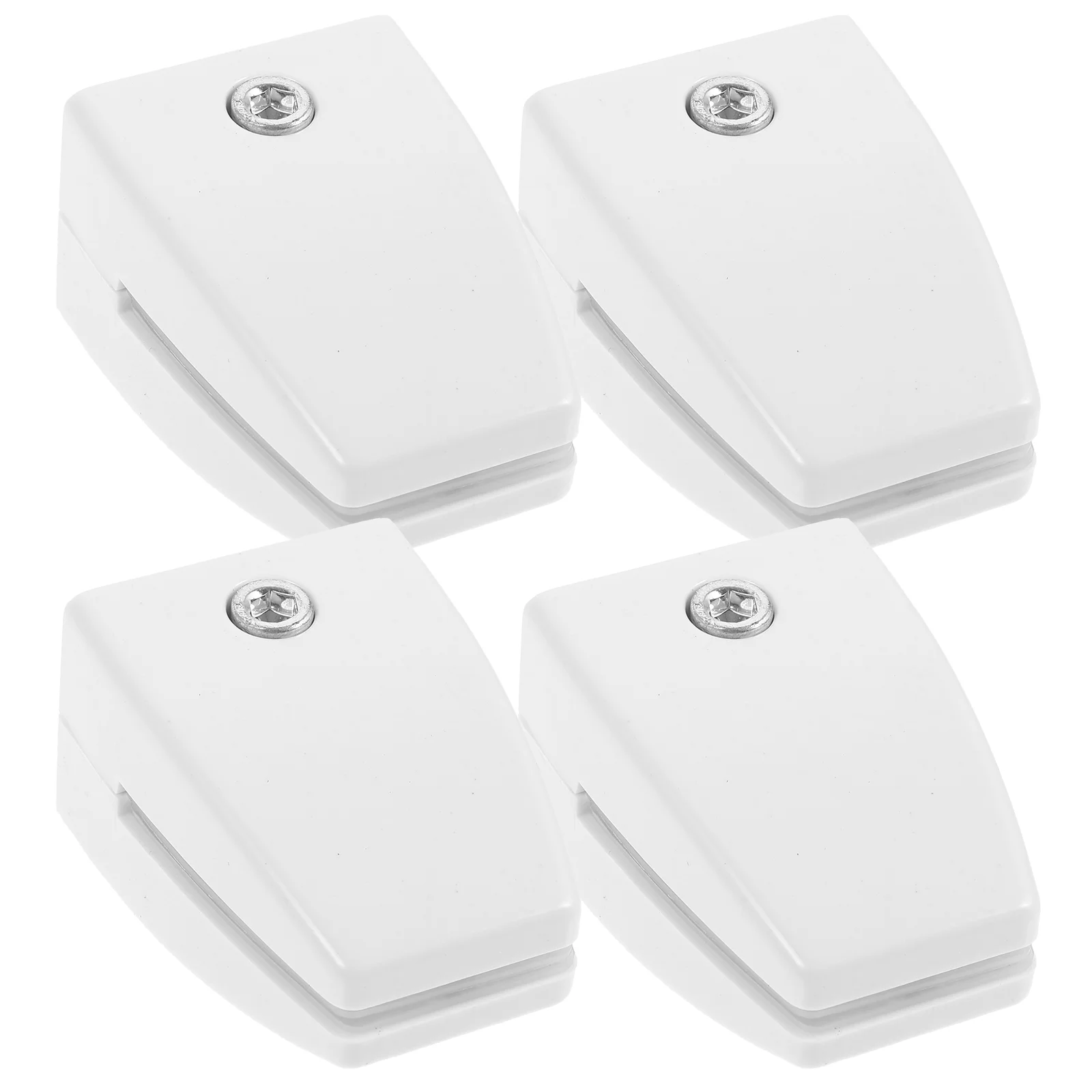 4 Pcs Desk Divider Clip Screen Partition Clamp Furniture Accessories Physics Baffle Glass Panel Fixing Abs Plastic Office School