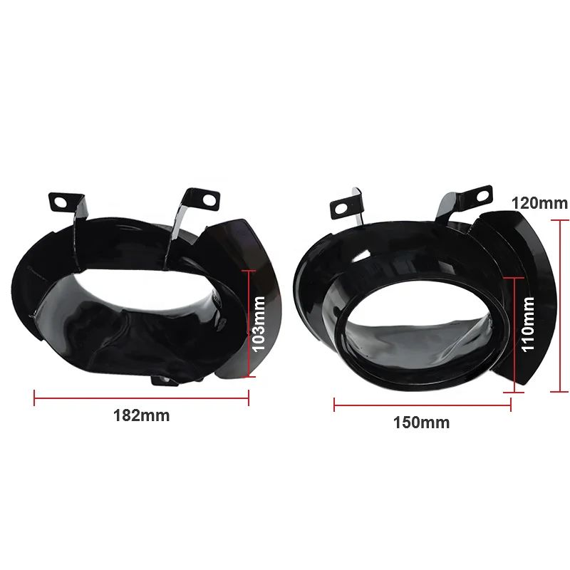 أنماط الفولاذ المقاوم للصدأ الأسود العادم تلميح الخمار تلميح العادم الأنابيب ل 2019-2024 911 992 كاريرا S 4S