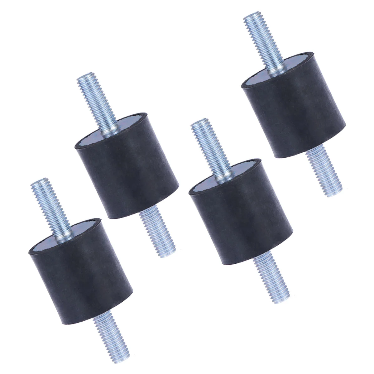 4pcs 30x30cm Rubber Vibration Damper Rubber Mounts for Air Conditioner (Black) absorber rubber absorber