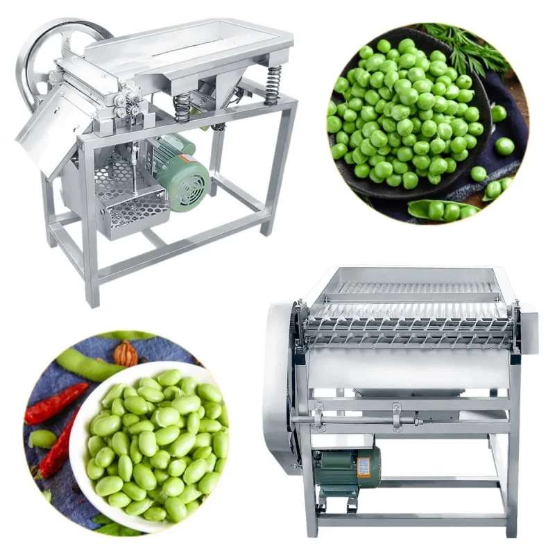 Máquina Desgranadora de Soja de Alta Precisión en Acero Inoxidable, Peladora de Guisantes Verdes, Desgranadora de Habas