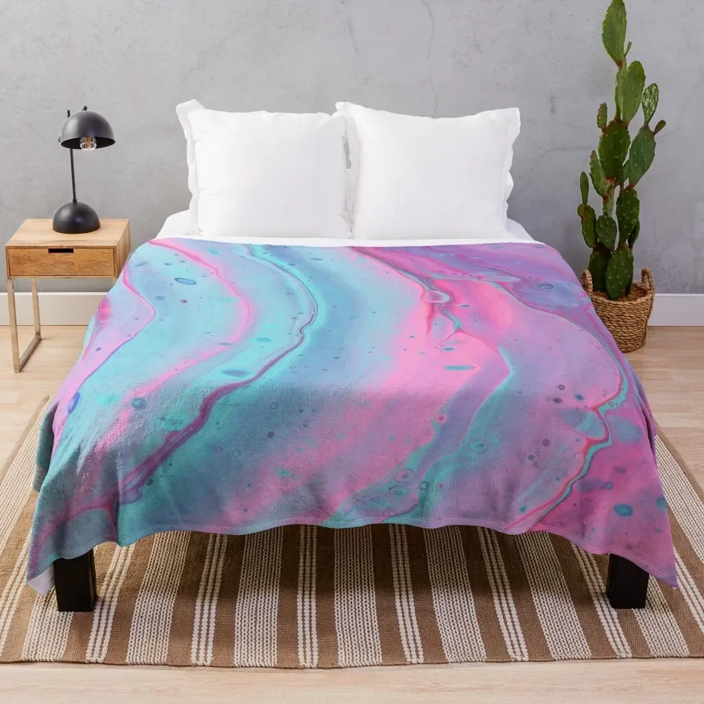 

Liquid Swirl Abstract Pattern Throw Blanket Blankets Sofas Of Decoration Luxury Kid'S Soft Big Blankets