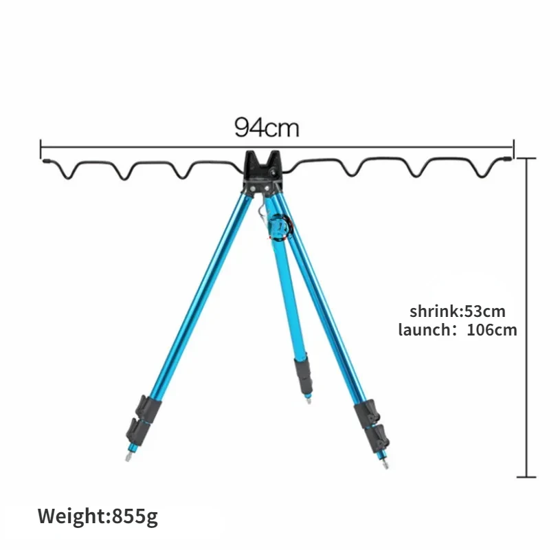 Sideny-telescopic Horgolótű birtokosa, lxv Elektród Aláfest Képkeret, 3-fold horgászni Horgászbot Ékezés basenu, horgászni Horgászbot load-bearing, Háromlábú állni