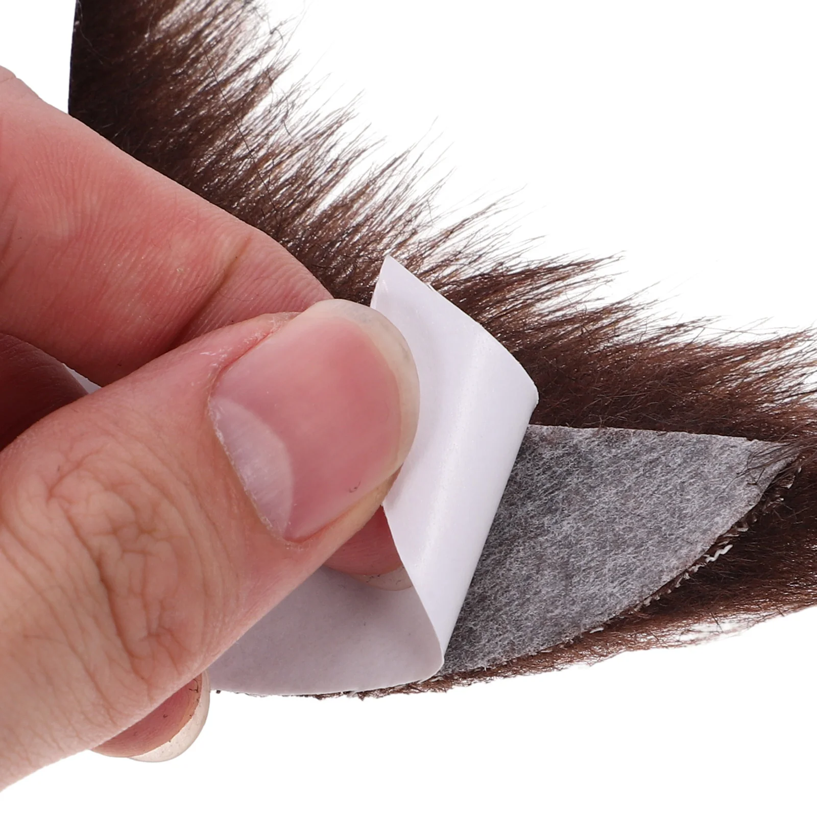 مجموعة واحدة من أزياء الشارب والحواجب المزيفة ذاتية اللصق للرجل العجوز لإكسسوارات أزياء الفستان التنكرية