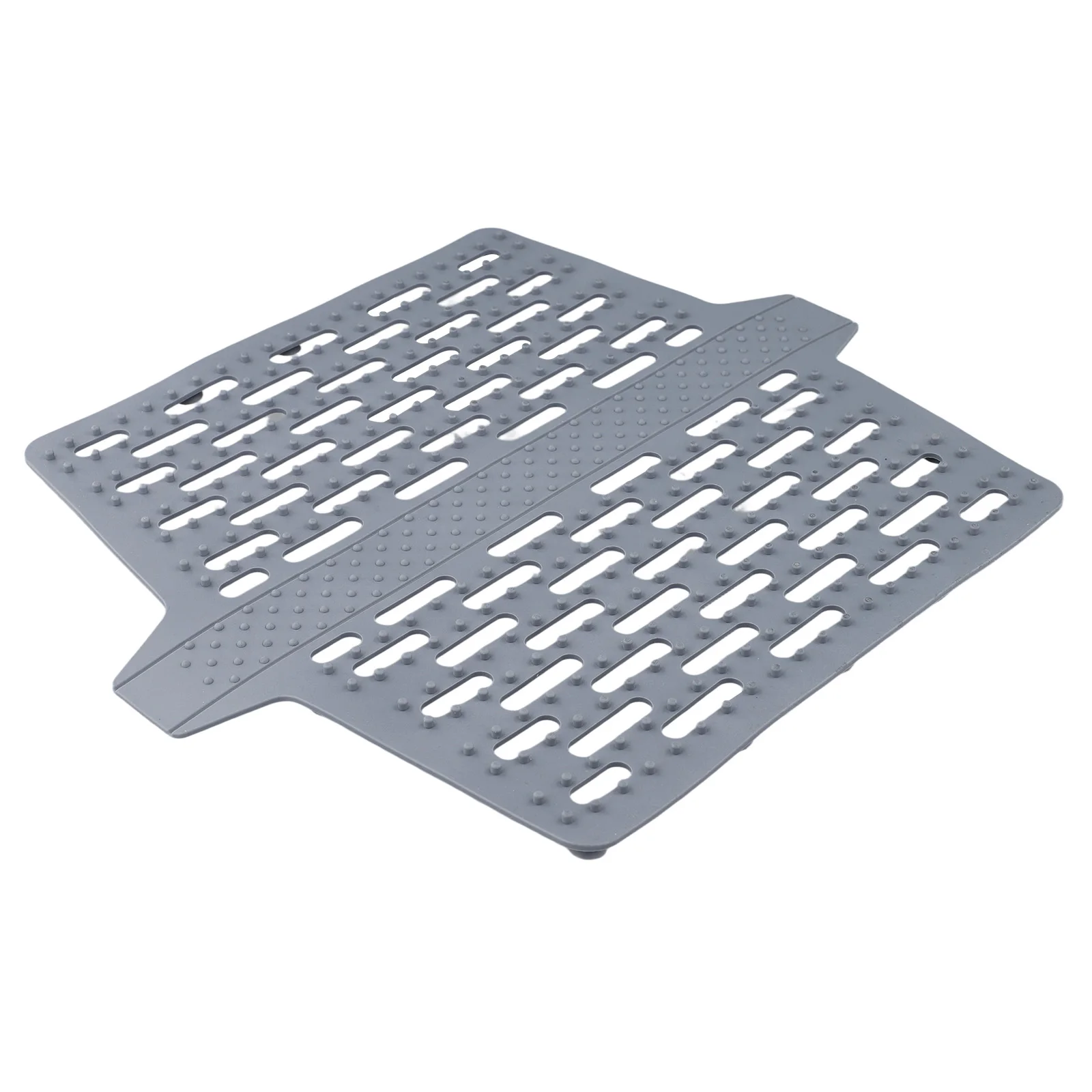 1pc Silicone Sink Saddle Mat Kitchen Sink Protector Divider Mat Heat Resistant Pad Sink Saddle Mat Kitchen Storage Organization