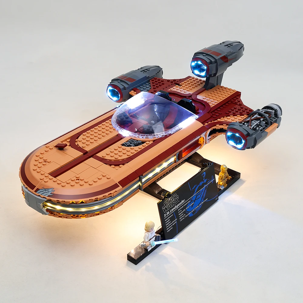 EASYLITE-LED Light Kit para Landspeeder, Building Blocks, Bricks Brinquedos, Lâmpada Set, Apenas Iluminação, Sem Modelo, 75341