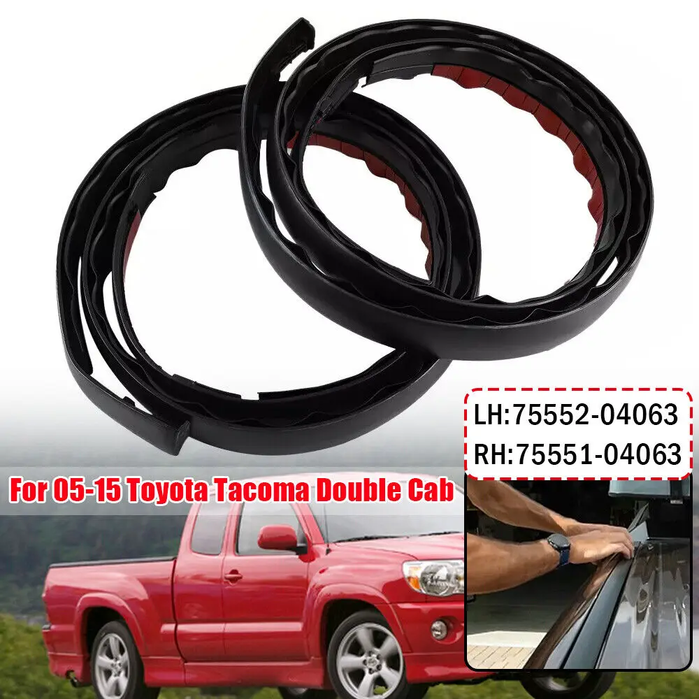 75552-04063 75551-04063 For Toyota Tacoma DOUBLE CAB 2005-2015 Car Side Door Roof Drip Moulding Trim Finish Strip LH & RH Parts