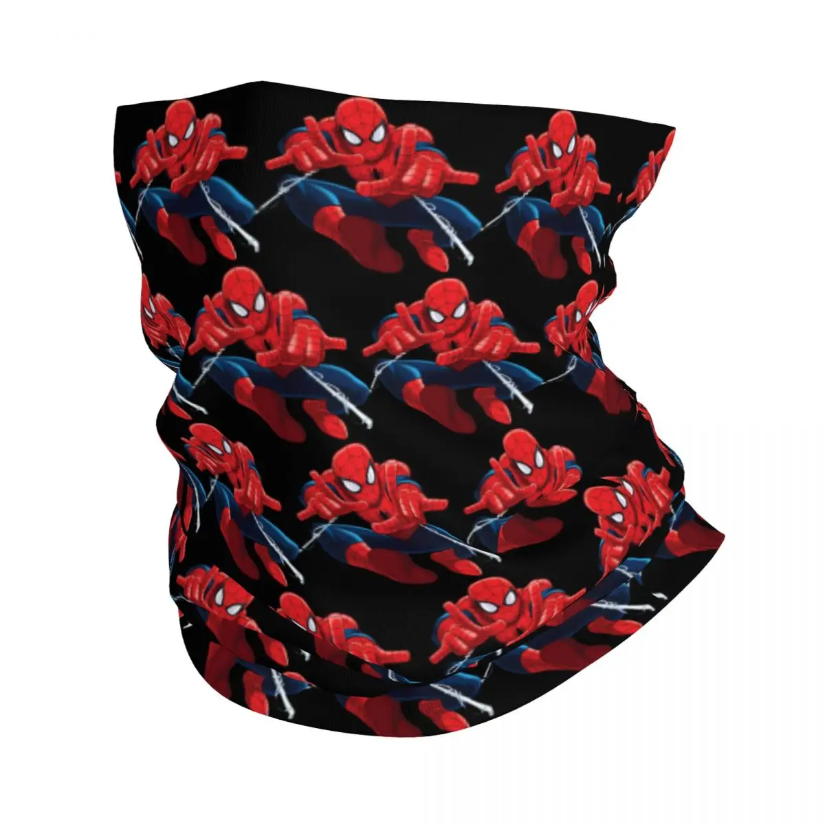 Custom Spider Man Winter Headband Neck Warmer Women Men Ski Running Tube Scarf Face Bandana Gaiter