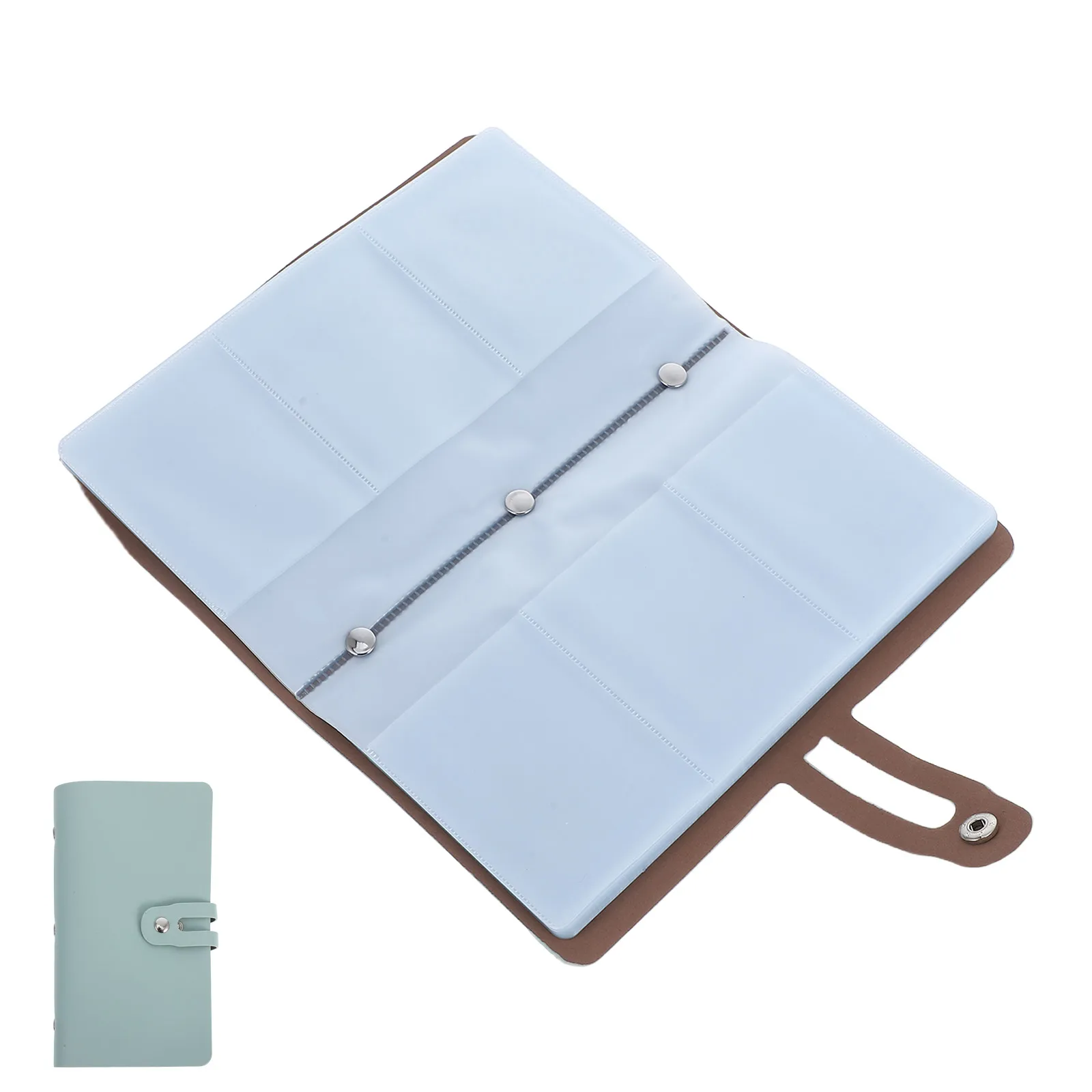 

Business Holder Compact Credit Case Multi-Card Organizer Portable Card Storage Stylish Card Protector Pouch For Men Women
