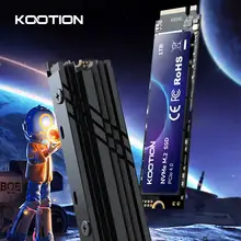 KOOTION 7400 MB/S M2 SSD NVMe Gen4 Unidades de estado sólido M.2 Interface SSD NVMe PCIe4.0x4 2TB Gaming Entertainment para PC Laptop PS5