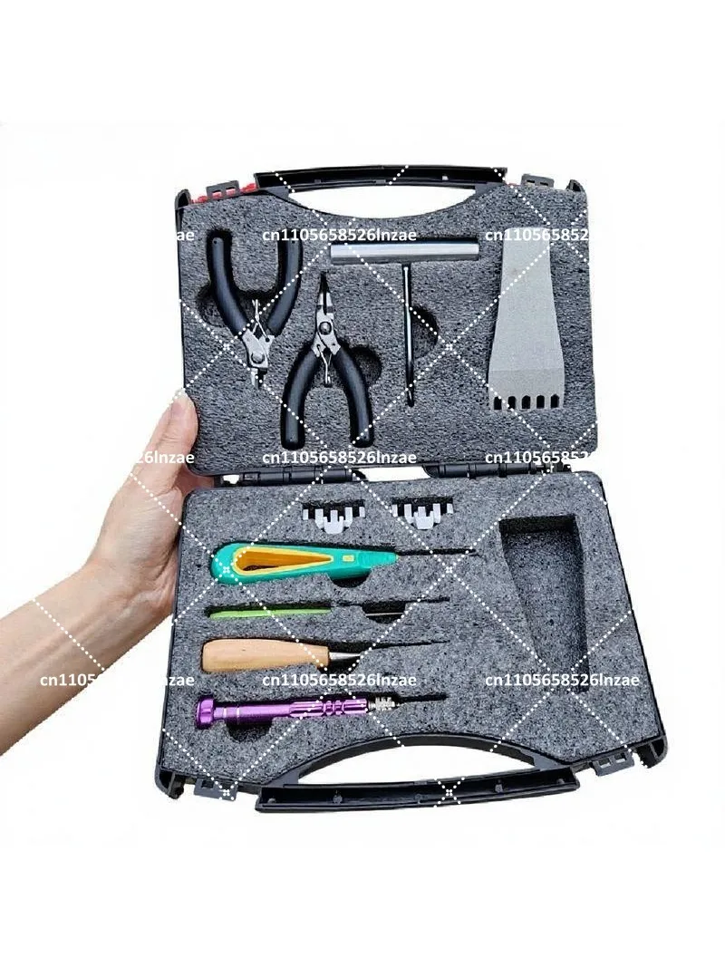 professional-badminton-racket-stringing-tools-kit-manual-wire-clamp-curved-nozzle-pliers-wire-cutters-drawing-accessories