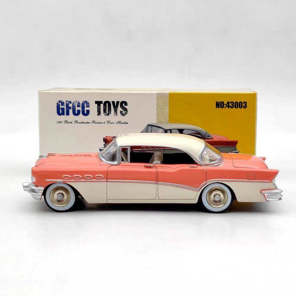 

1/43 GFCC Toys 1956 Roadmaster-Riviera-4 Door Hardtop # 43003B коллекция автомобилей из сплава