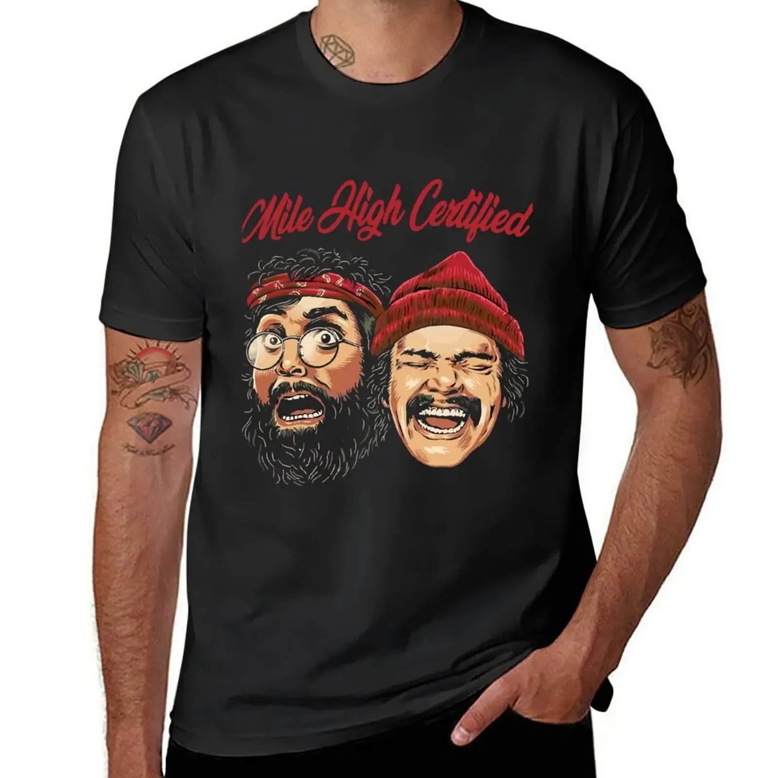 Great Model Cheech And Chong Cool Graphic Gift T-Shirt aesthetic clothes graphics mens plain t shirts