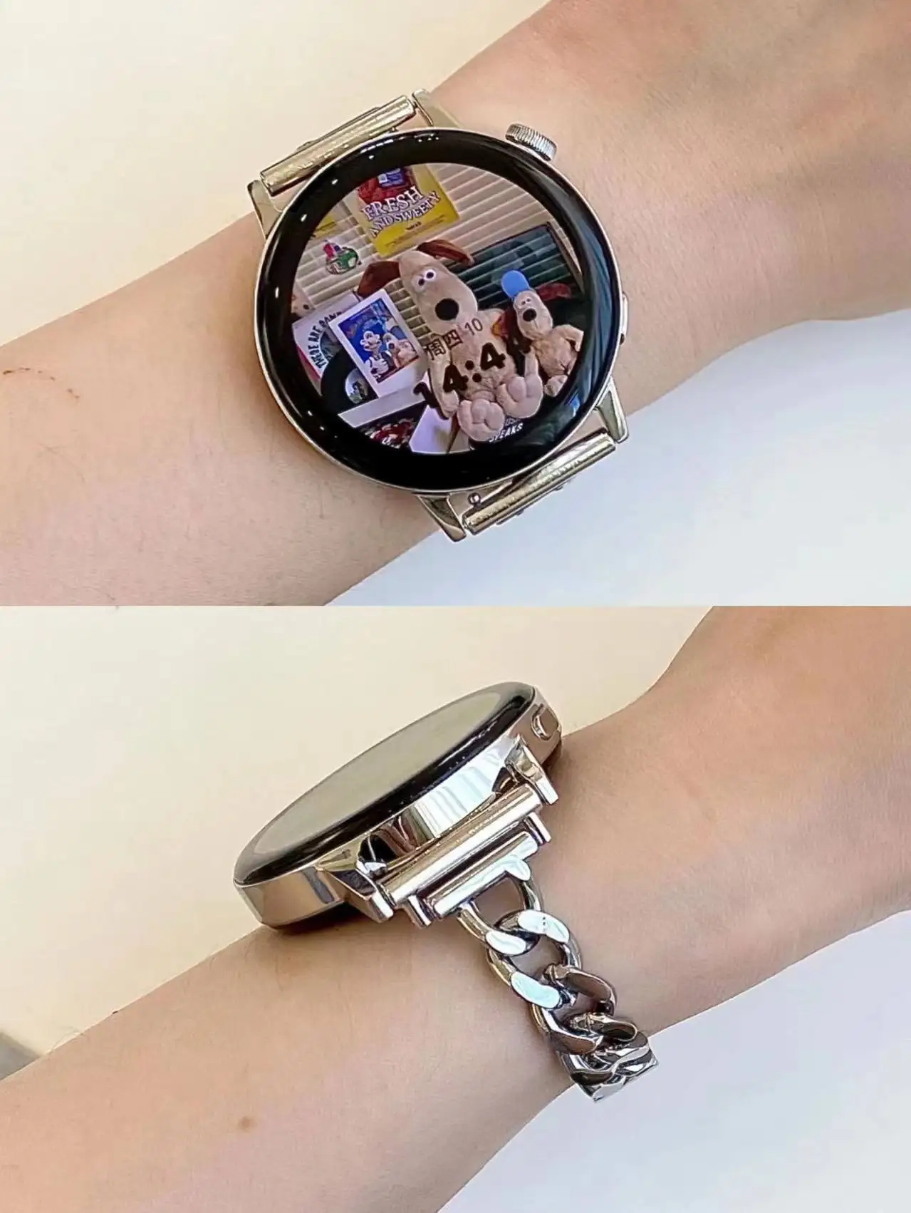 20mm 22mm Stainless Steel Strap for Huawei Watch GT 2/3 Amazfit GTR Samsung Gear S2/3 Galaxy Watch 3 4 Classic 5 Pro Active Band