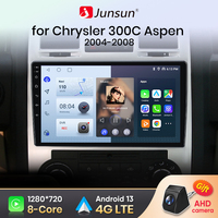 Junsun V1 AI Voice Wireless CarPlay Android Auto Radio for Chrysler 300C Aspen 2004-2008 4G Car Multimedia GPS 2din autoradio
