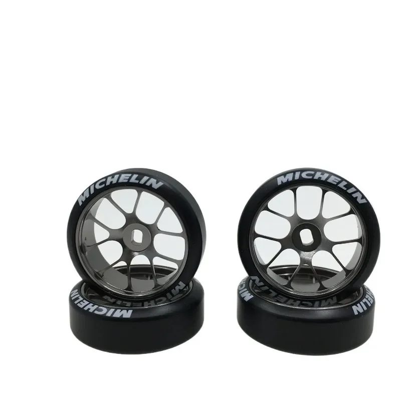 قطر 27 مللي متر محور عجلات معدني الإطارات لسيارة RC 1/24 1/28 DriftArt DA4 DLR8 Wltoys K969 HGD1 XRX DRZ ATM DB Mini-Q