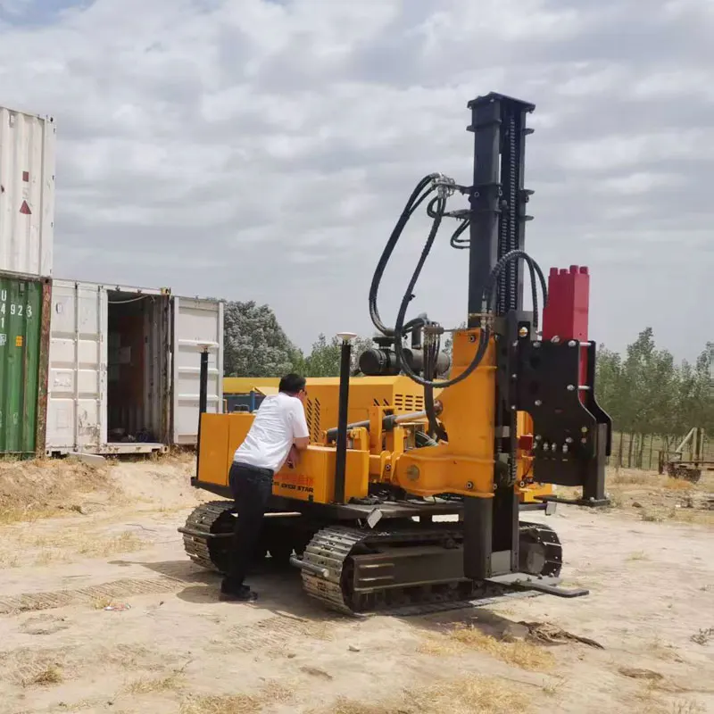 ขาย Pile Driver Solar Station Construction Pile Foundation Screw Piling Hamming Machine