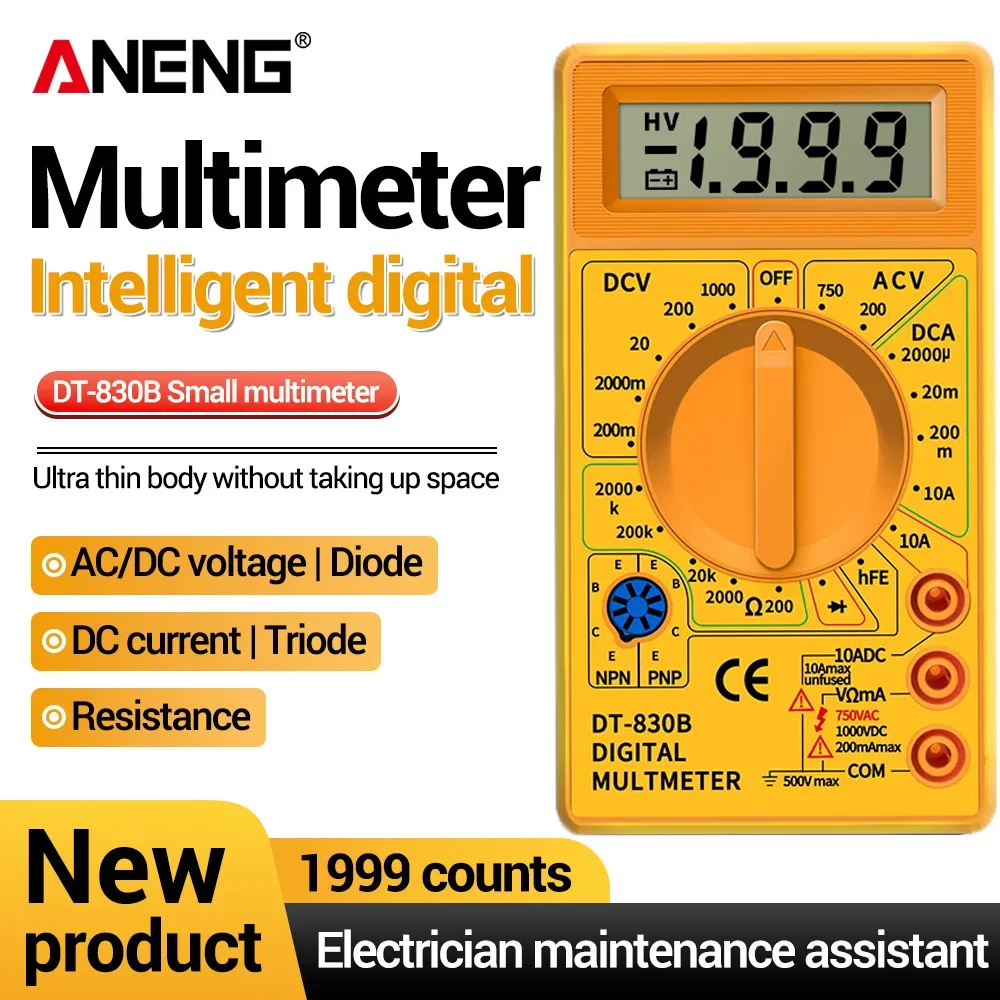Power Tools Software - Mini Portable Digital Multimeter ANENG DT830B