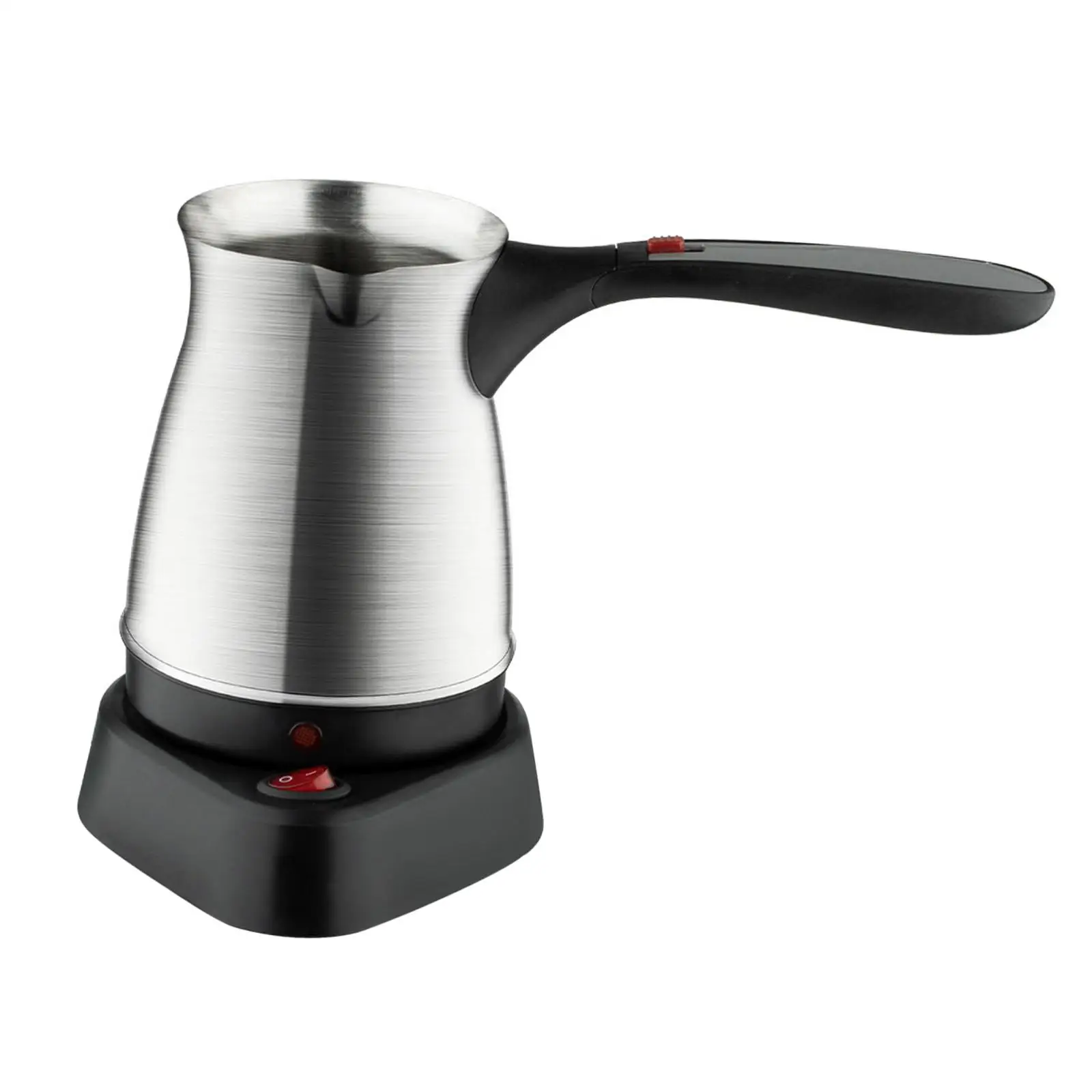 

Электрический турецкий кофейник 500 мл, быстрое заваривание с ручкой, кофеварка из нержавеющей стали для офиса, улицы, дома, кафе, ресторана