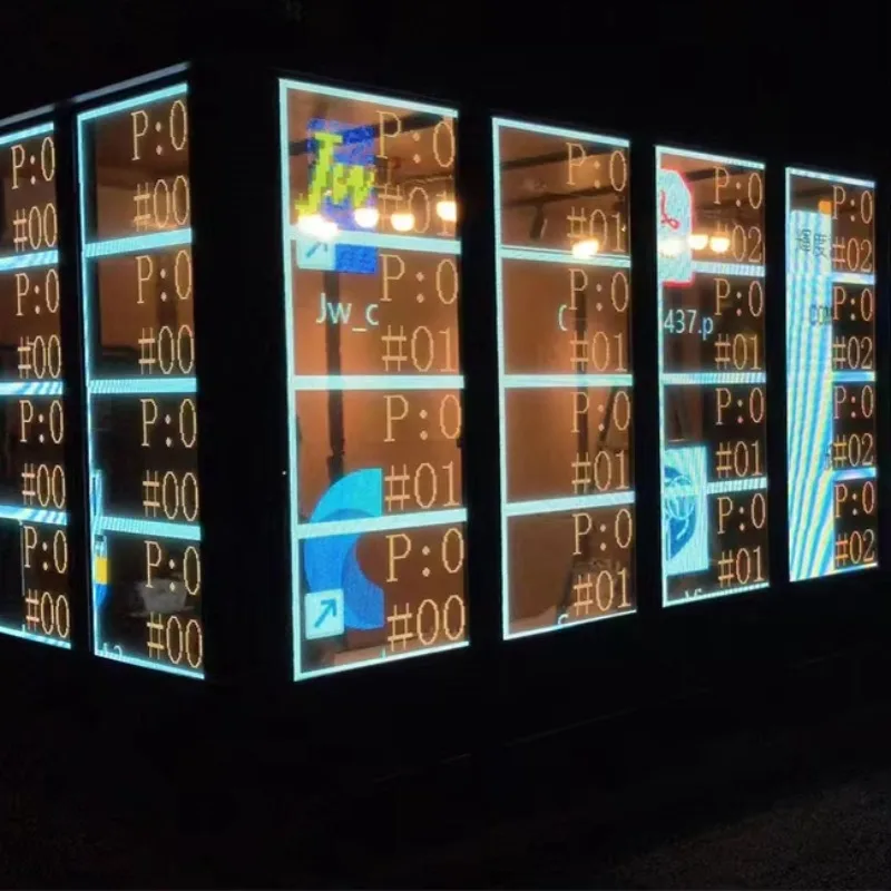 

Гибкий прозрачный LED-экран с мелким шагом пикселя P20 для помещений, бесшовный HD-видеодисплей для диспетчерских и студий вещания