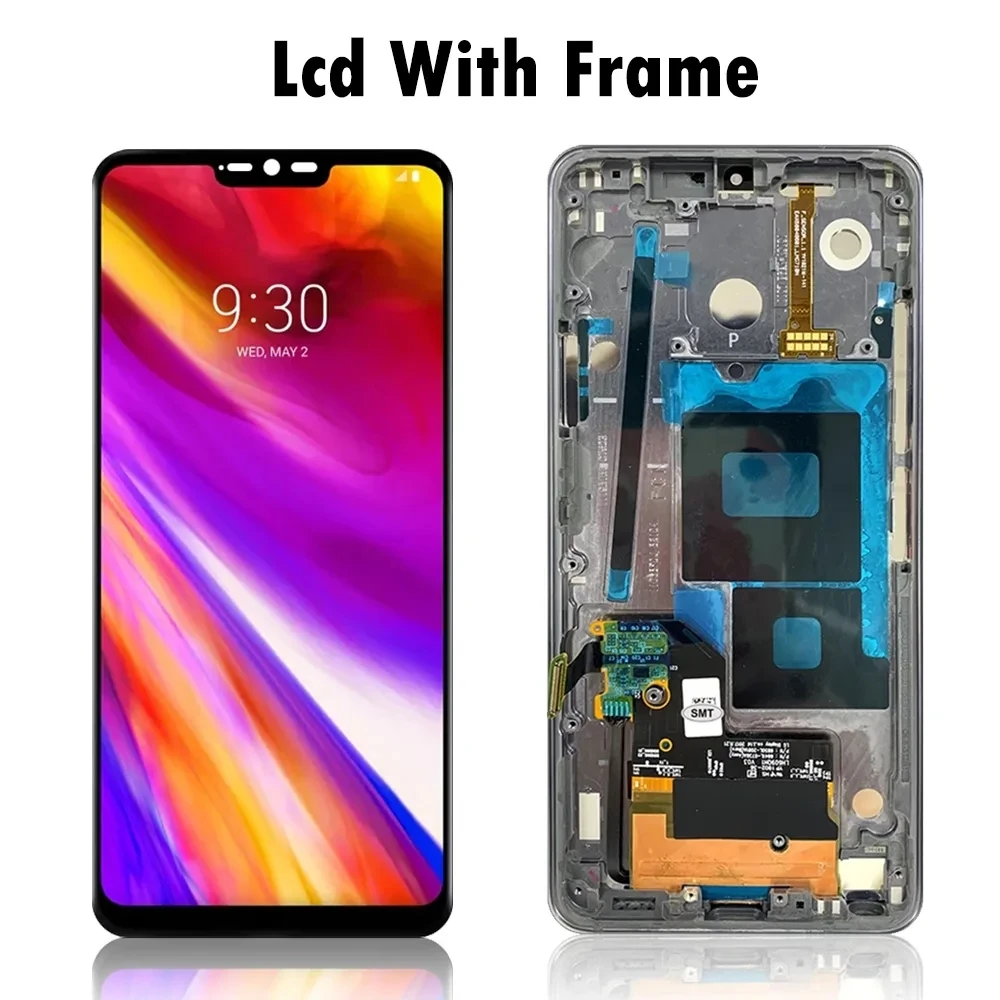 Original LCD For LG G7 ThinQ LCD Display G710EM G710EMW G710EAW G710AWM G710N With Frame Display Touch Screen Digitizer Assembly