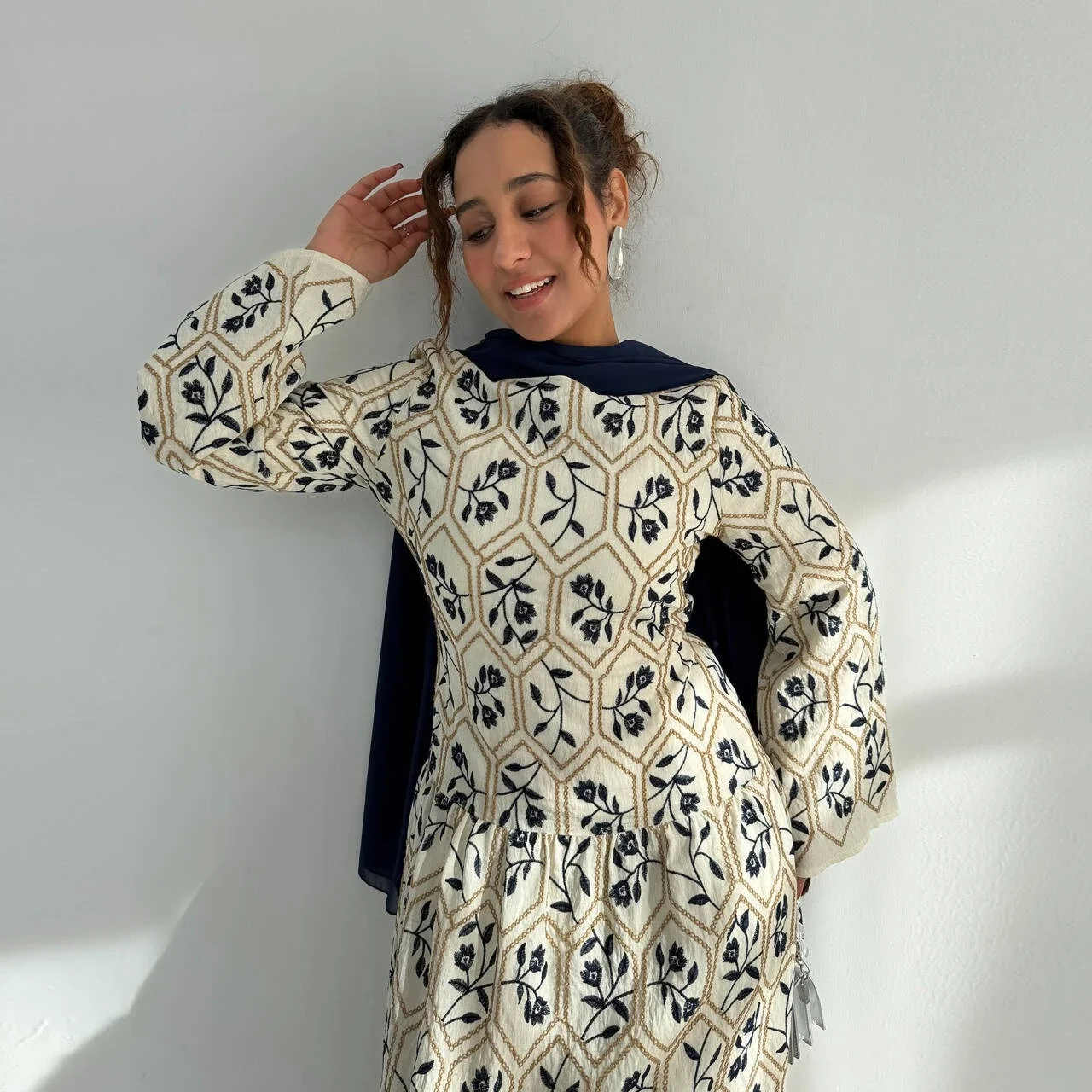 

Eid Women Dress Ramadan Abaya Embroidery Cotton Party Vestidos Largos Muslim 2026 Jalabiya Morocco Kaftan Dubai Arab Long Robe