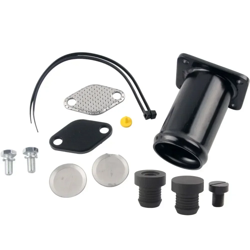 Black adaptor fitting Plugs Cooler Thermostat Bungs For BMW E46 318d 320d 330d 330xd 320cd 318td 320td