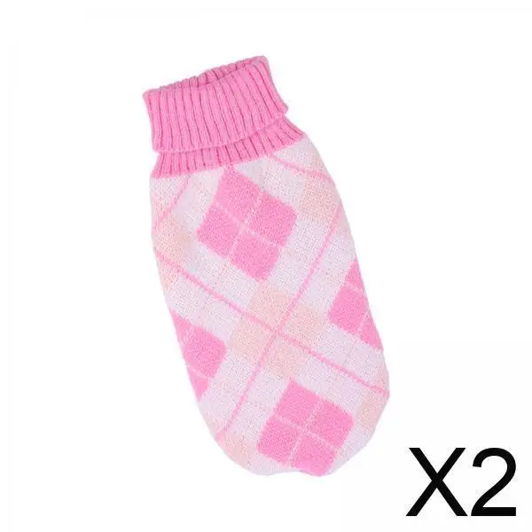 

Теплое зимнее пальто для собак, вязаный свитер, жилет, мягкая одежда для собак, зимняя одежда для средних и больших домашних животных