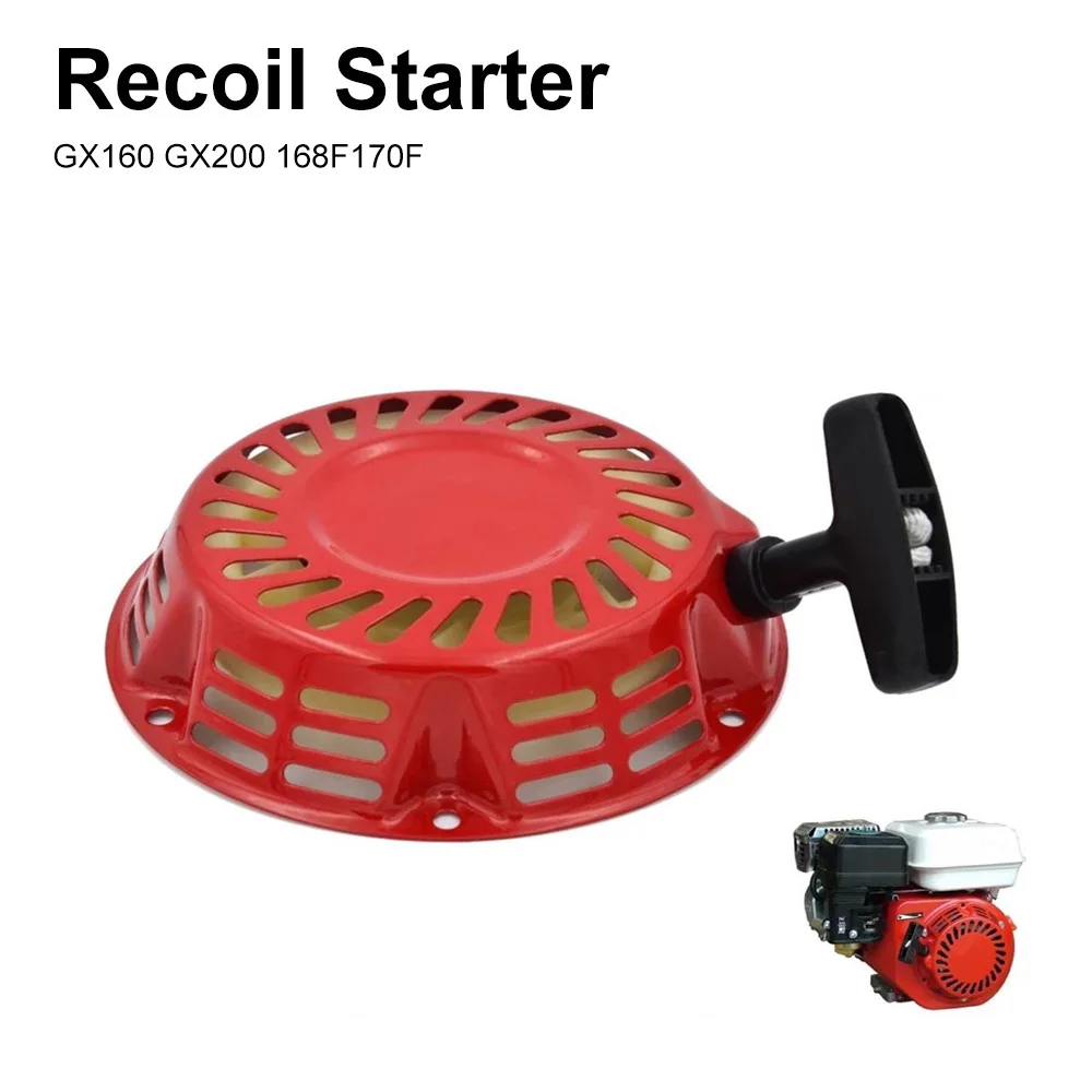 Imagem -04 - Pull Start Recoil Starter para Honda Generator Home Lawn Peças de Motor 5.5hp 6.5hp Honda Gx120 Gx160 Gx168 Gx200