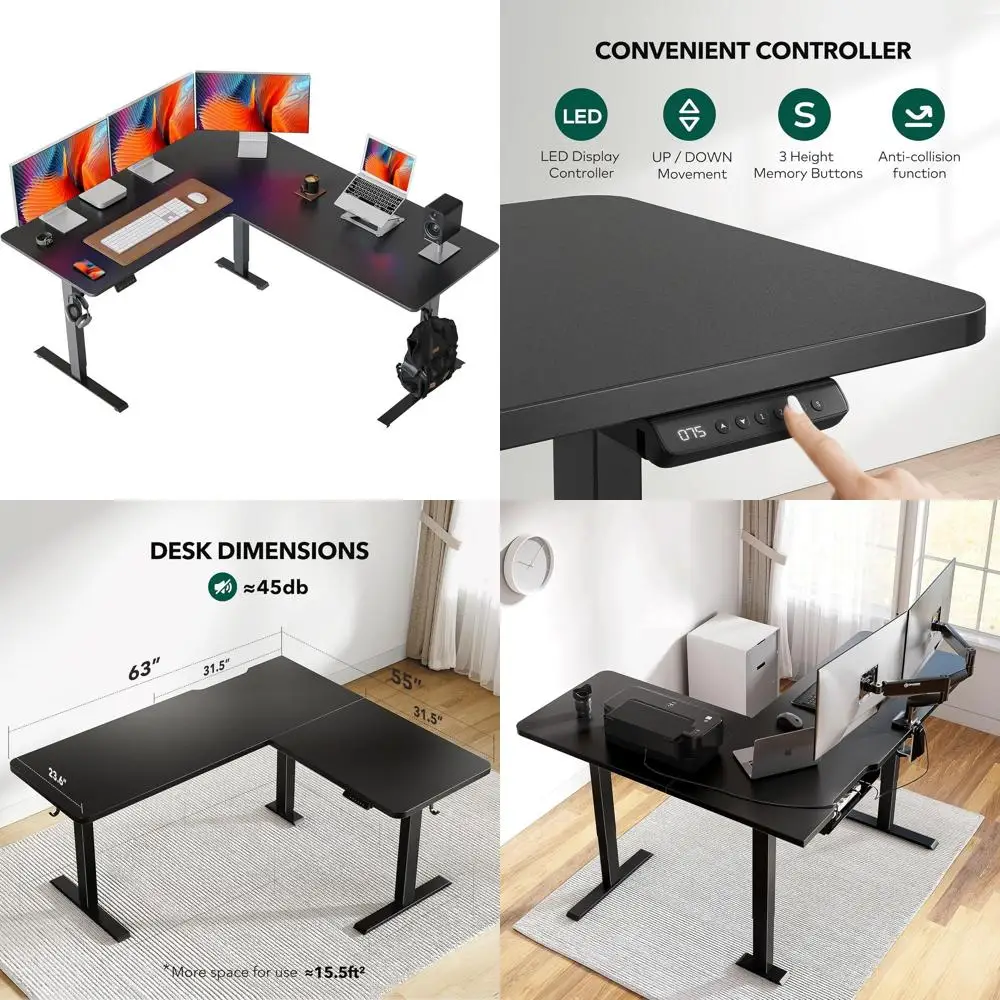 63 X 55 L Shaped St…