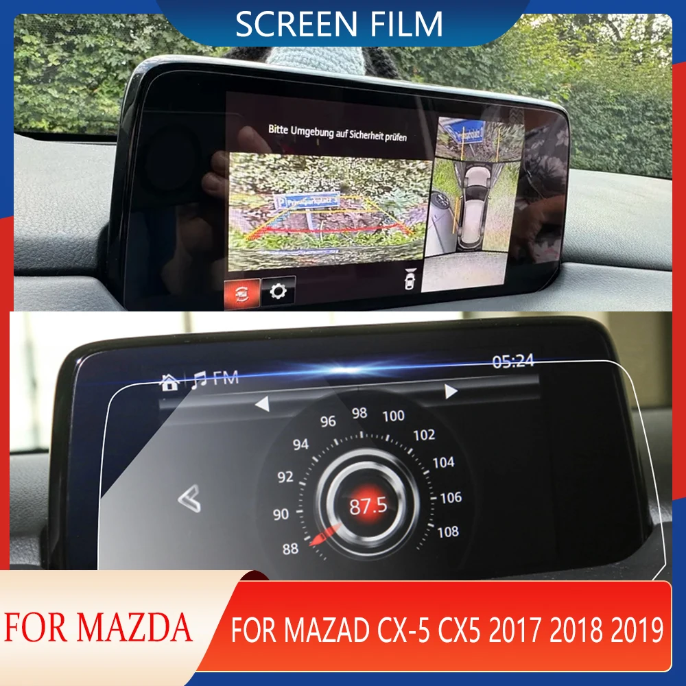 

For Mazda CX-5 CX5 2017 2018 2019 LHD GPS Navigation Screen Tempered Glass Protective Film Accessories