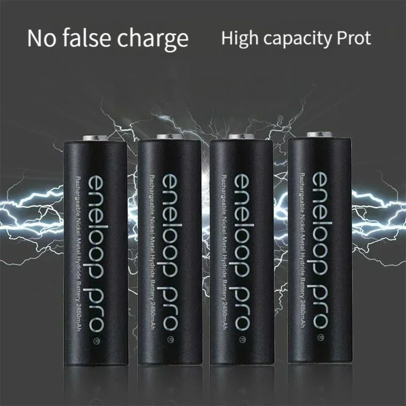 100% Panasonic Enelop Original Rechargeable Battery Pro AA 2550mAh AAA 950mAh 1.2V NI-MH Camera Mouse Air Conditioner