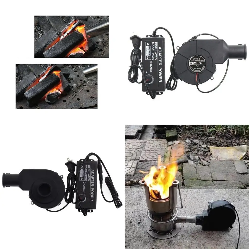 

A2BE 100-240 В переменного тока нагнетательный вентилятор на шарикоподшипнике для пикника, гриля, барбекю, приготовления пищи