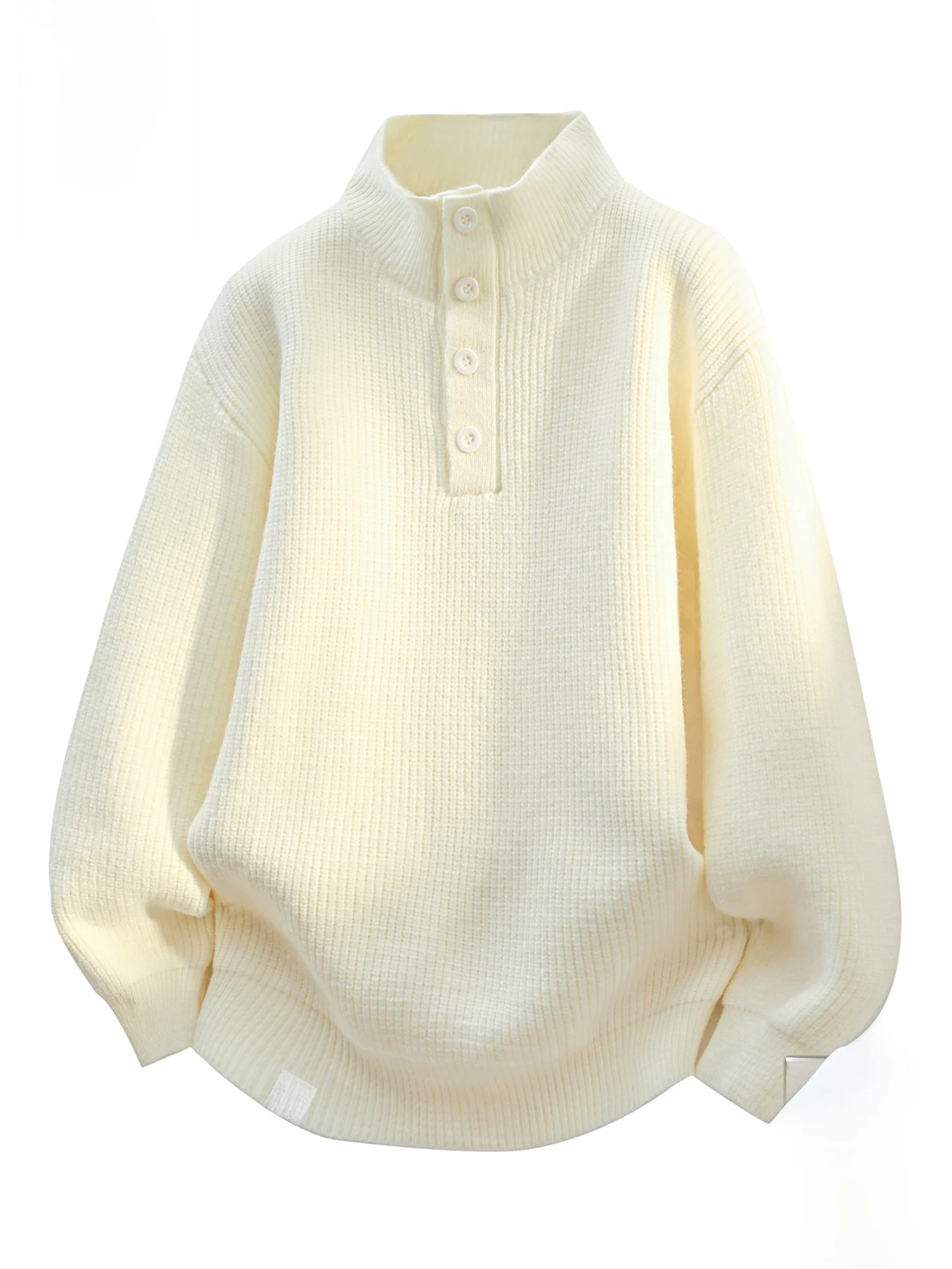 

Мужской зимний свитер Paul Frank: новый, теплый, вязаный, с высоким воротником, повседневный, комфортный, свободного кроя, с длинными рукавами