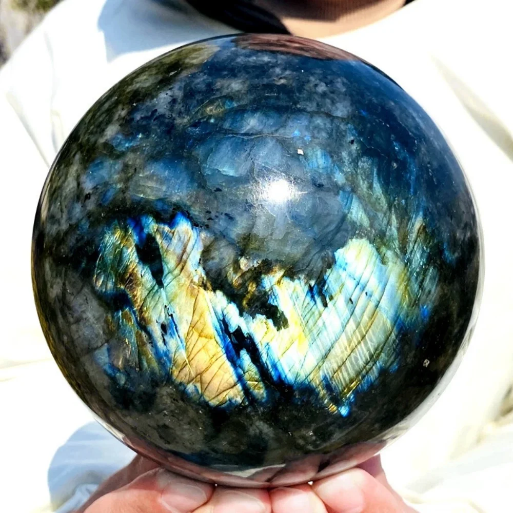 

Natural Formed! Colorful Labrador Balls, Quartz Crystal Luminescent Feldspar Polished Balls, Minerals, Reiki, Healing Balls