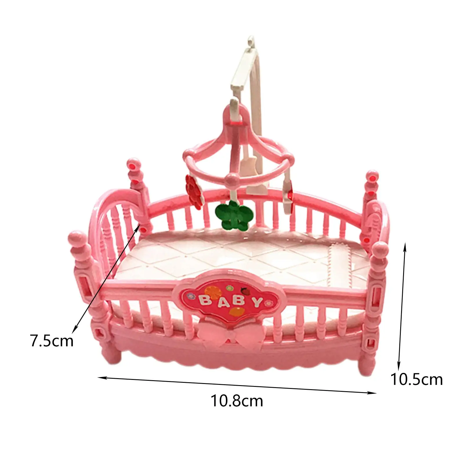 

Realistic Dollhouse Miniaturebed Model Gifts Mini Furniture Horse for Dollhourse