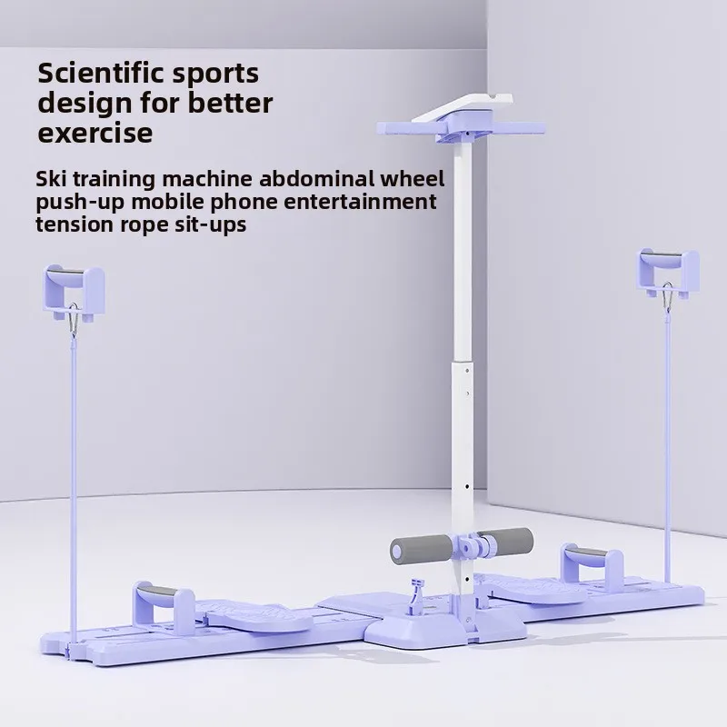Nuevo modelo de equipo de ejercicio físico para el hogar, máquina de esquí muscular multifuncional para el suelo pélvico, tabla de Pilates, entrenador de piernas